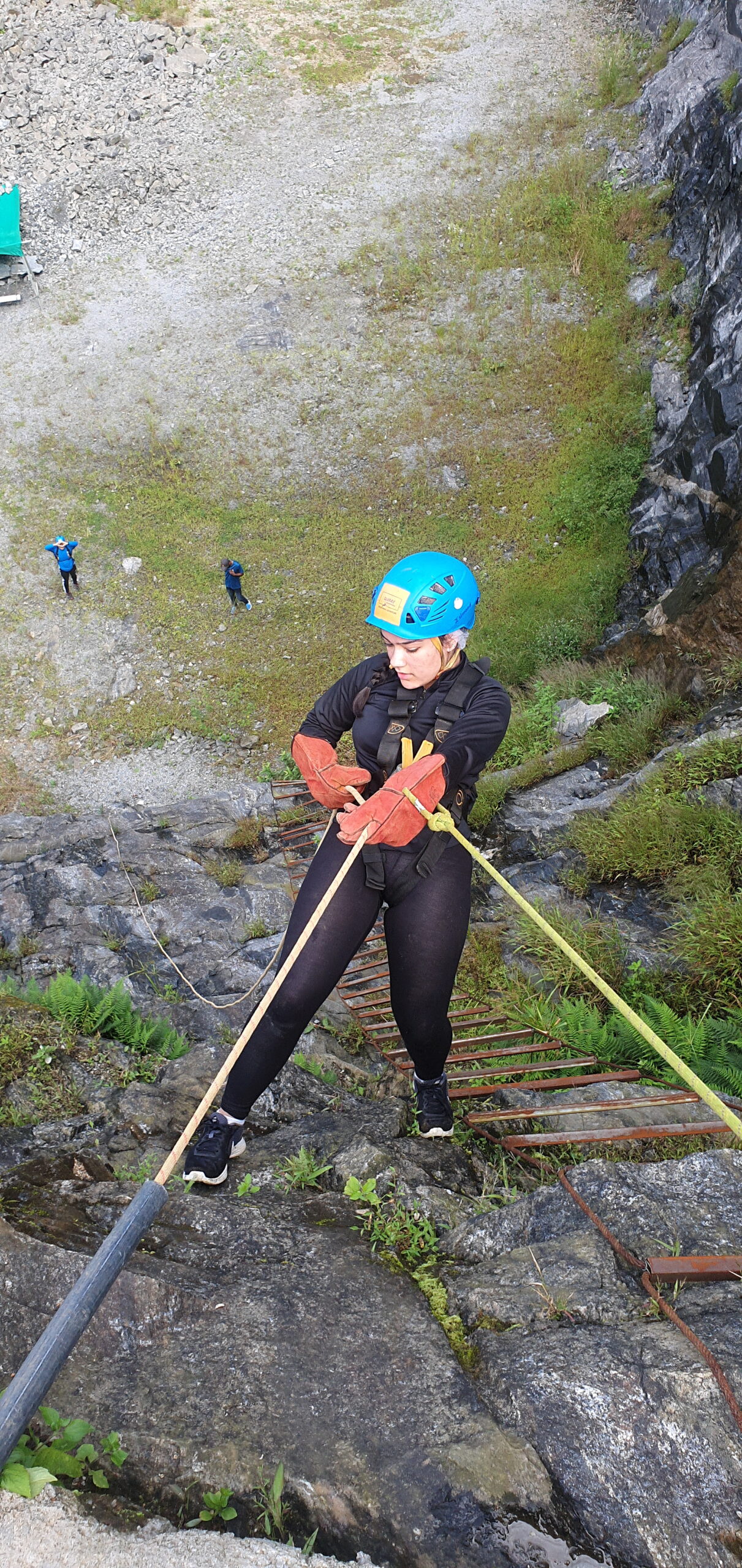 rope activities at quarry adventures coorg