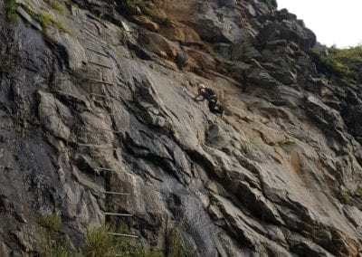 Rope climbing in Madikeri (coorg) Karnataka, India